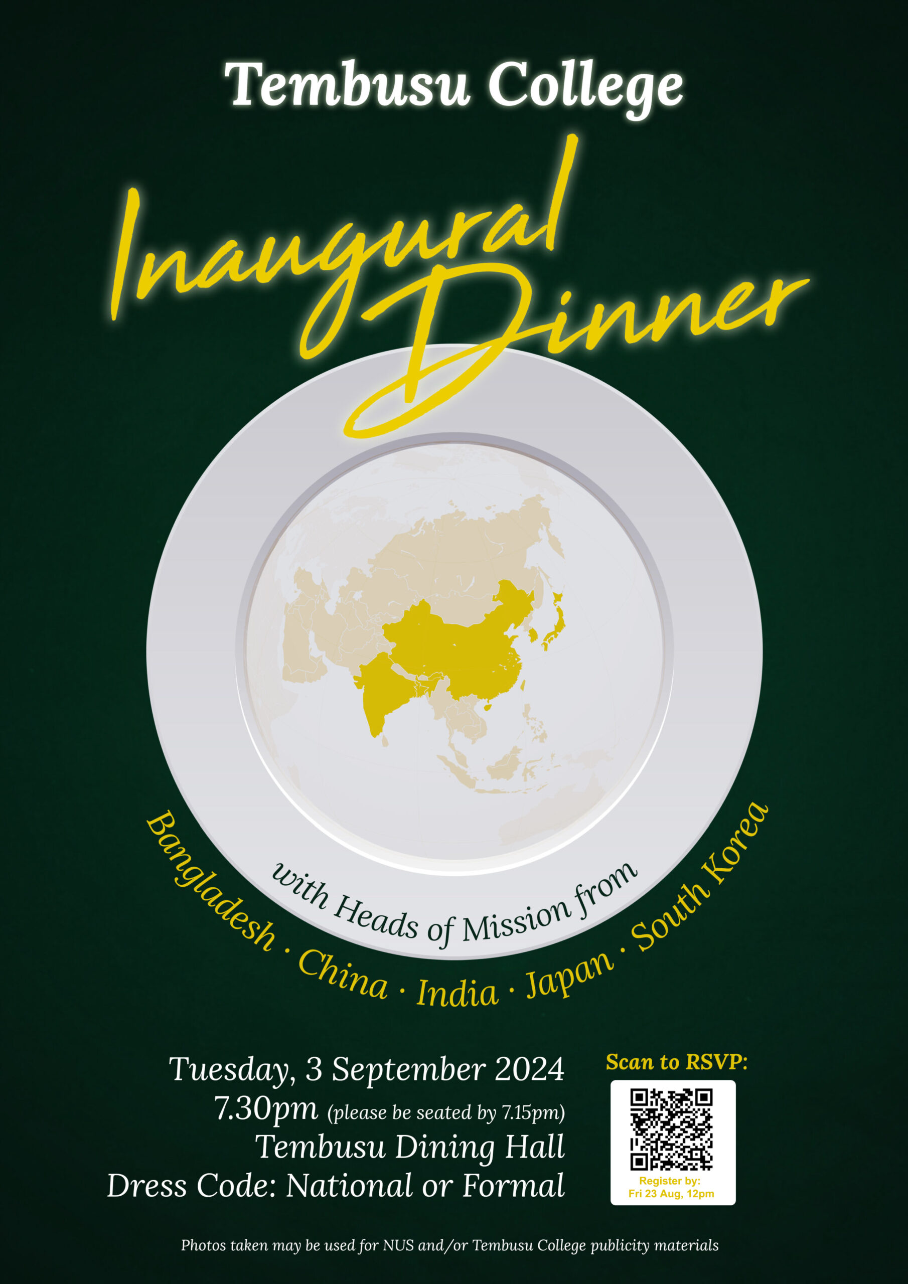 Inaugural Dinner Poster